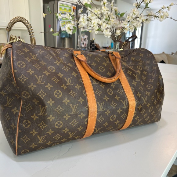 Louis Vuitton keepall bag monogram 50 - Picture 9 of 10